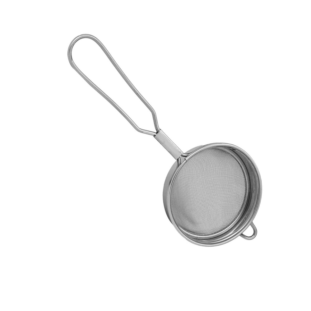 Stainless Steel Tea Strainer Fine Mesh Coffee Filter Easy Clean Ergonomic Handle