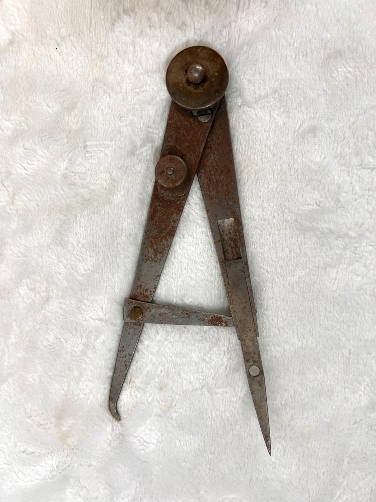 Starrett 6" Hermaphrodite Caliper Lock Joint Adjustable Flat Leg