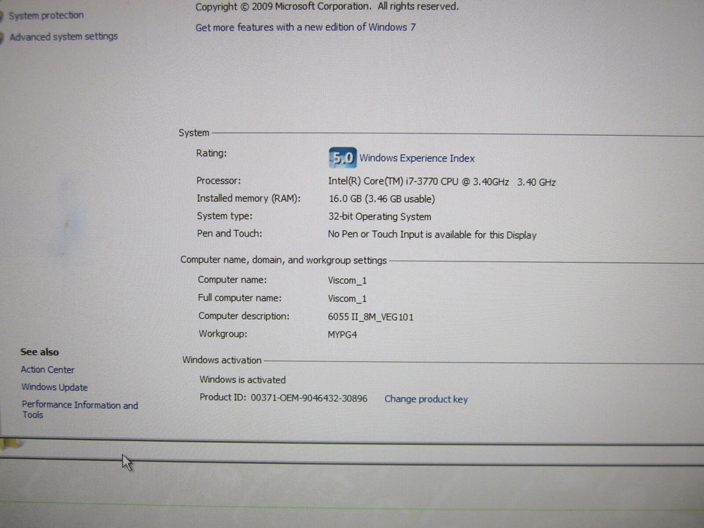 VISCOM systemrechner SSD 240 witio 12.110.B.63a Computer System