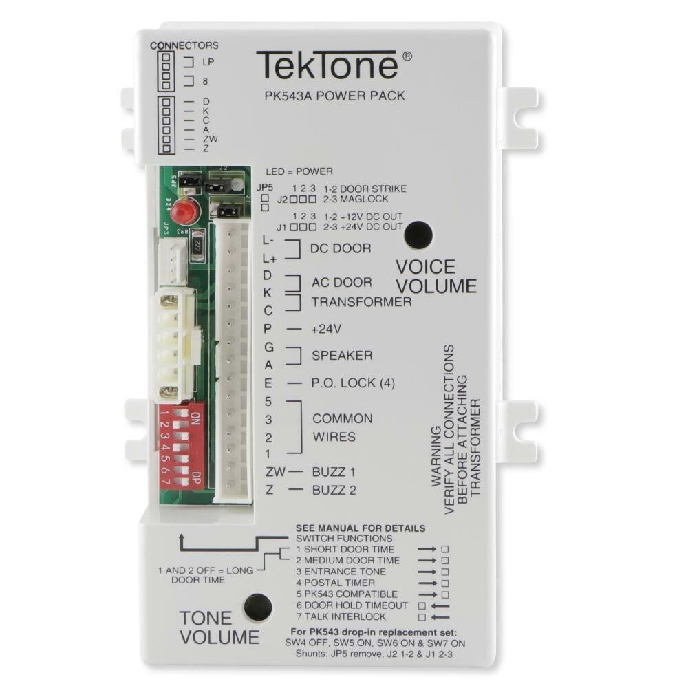 TekTone Apartment Intercom Amplifier (PK543A)