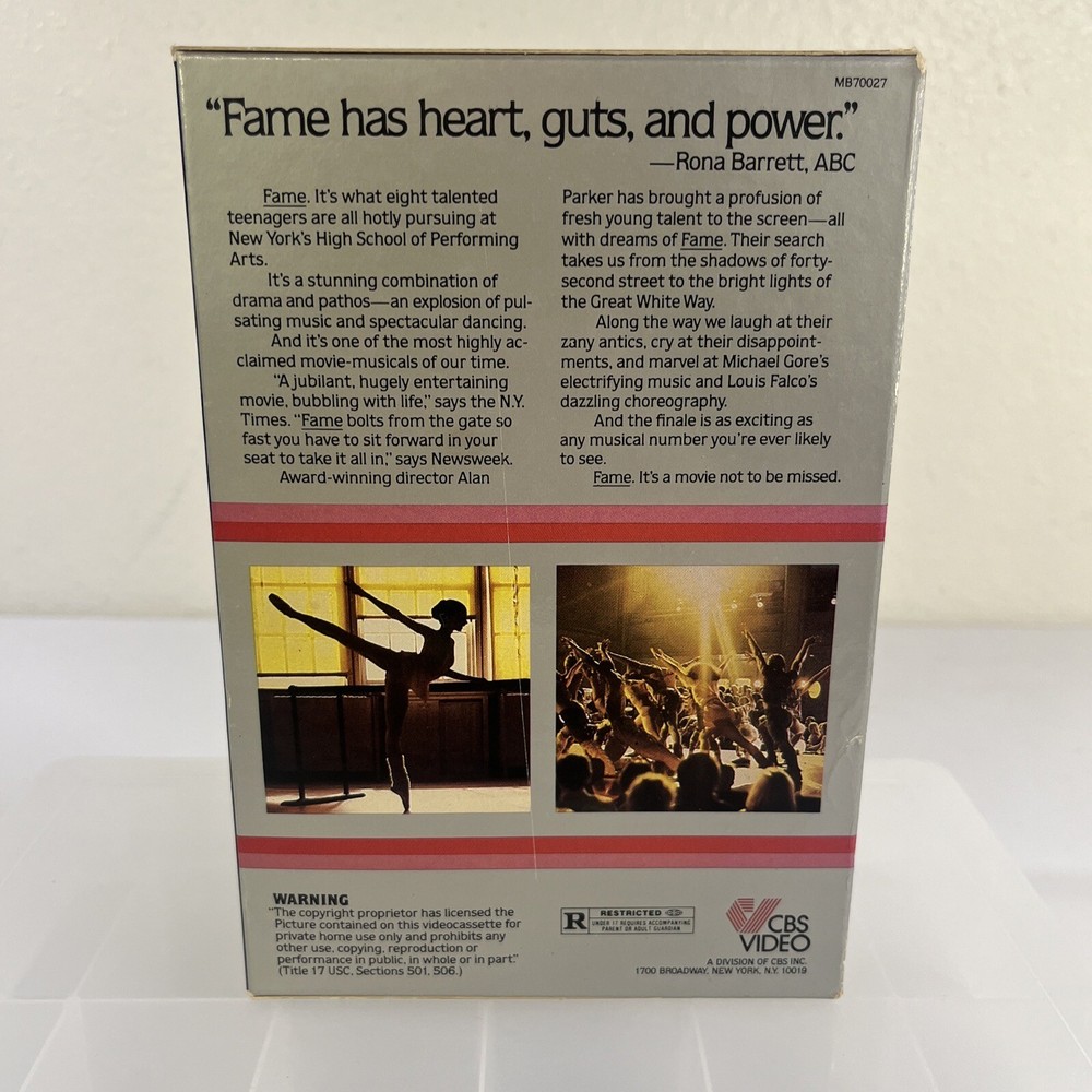 FAME MGM GATEFOLD BETA BETAMAX!