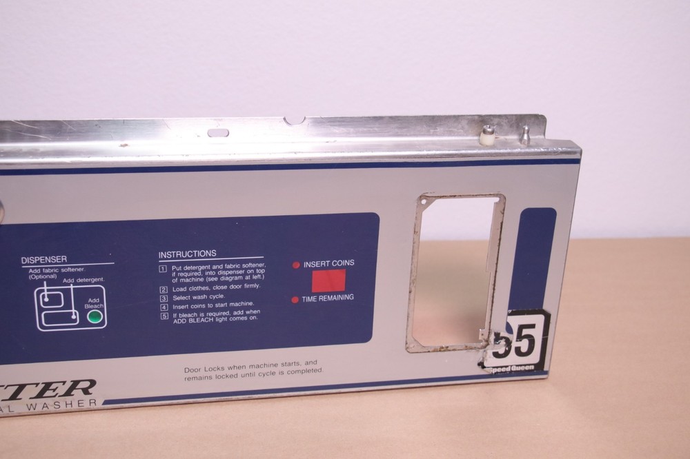 Dexter Commercial Washer - Maxi Load - Front Panel + Parts