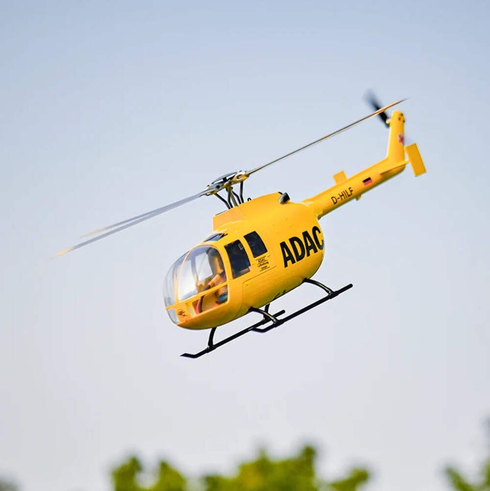 FlyWing BO-105 GPS Scale RC Helicopter W/ ACE Flight Controller (RTF) - Yellow