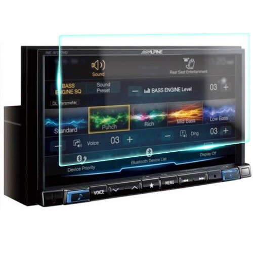 Crystal Clear Screen Protector for Alpine ILX-207 In-Dash Navigation