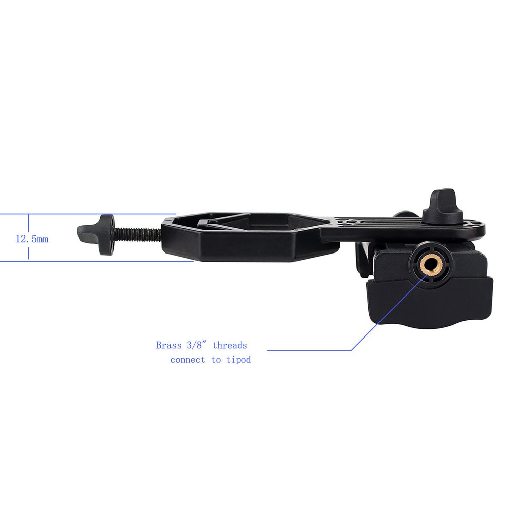 Universal Telescope Cell Phone Mount Adapter Super large width range: 55mm-100mm