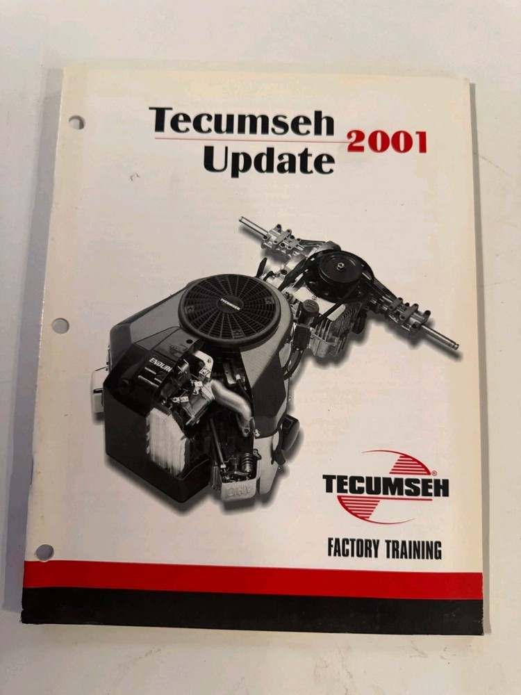Tecumseh Update 2001 Factory Training Engines