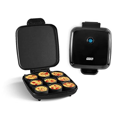 Family Size Egg - Electric Egg with Non-Stick 9 Egg Bites Black Bite Maker