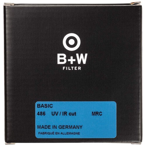 B+W UV-IR Cut #486 MRC Basic Filter (39mm) 66-1102738
