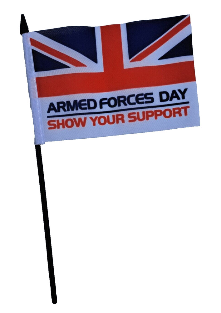 Armed Forces Day Small Hand Flag (6" x 4")