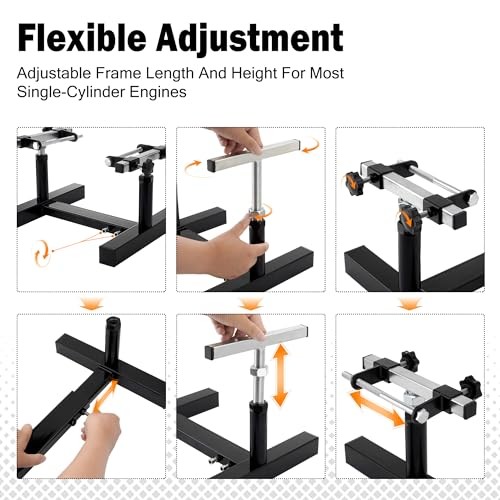 Heavy Duty Motorcycle Engine Stand, Adjustable Motorcycle Motor Stand for