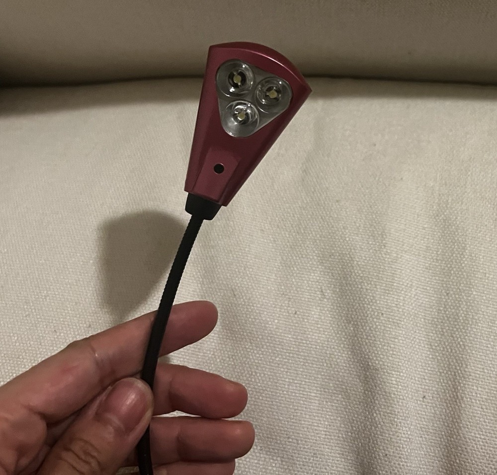 UltraBrite Pink LED Clip-On Reading Light