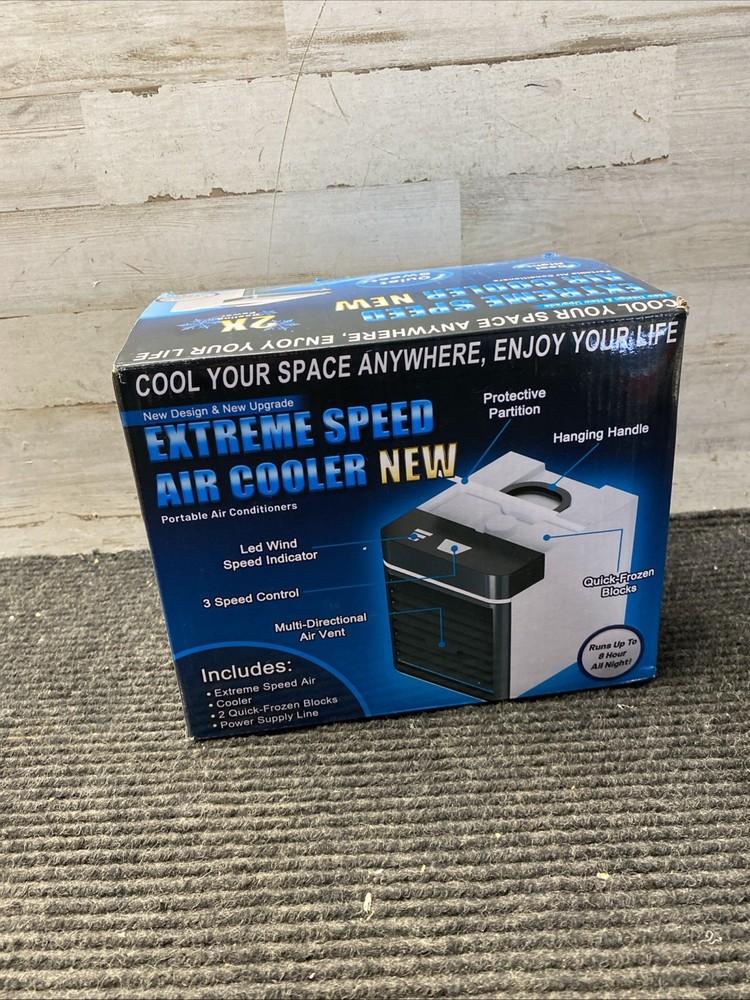 Extreme Speed Air Cooler, Portable, 8 Hours Cooling Power