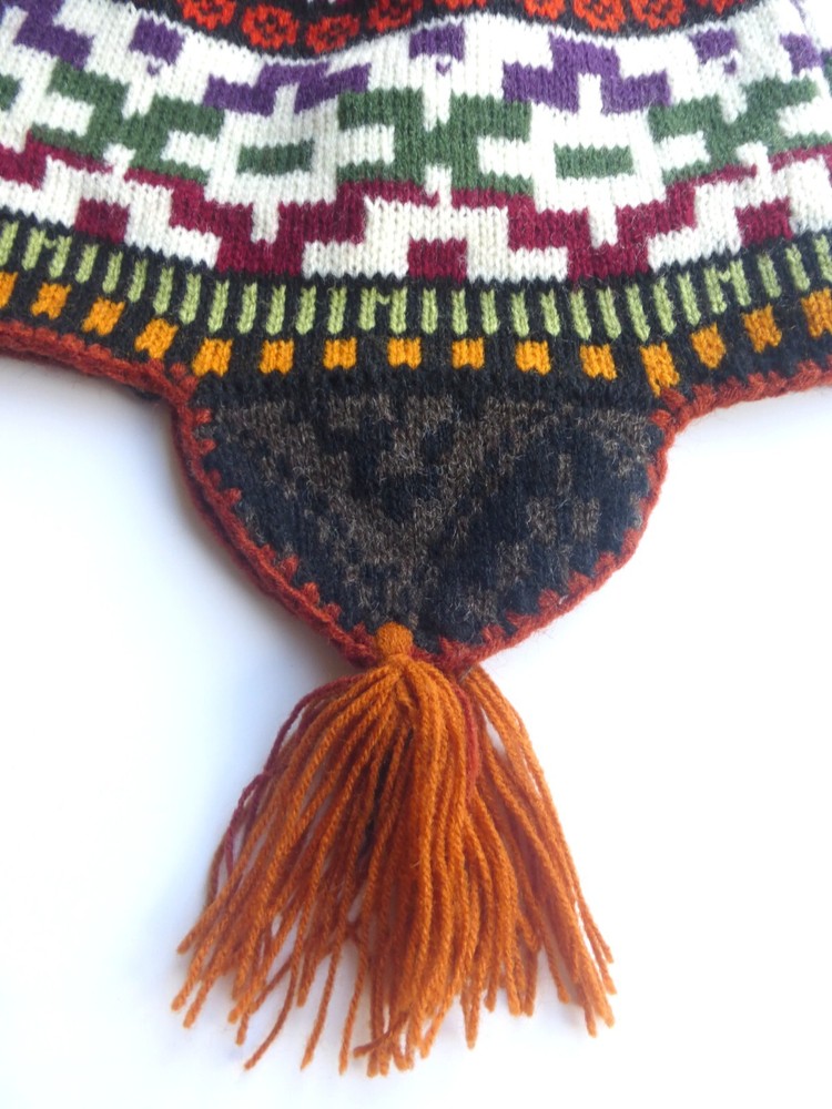 Peruvian Andean Mountain - Handmade Shaman Chullo Hat