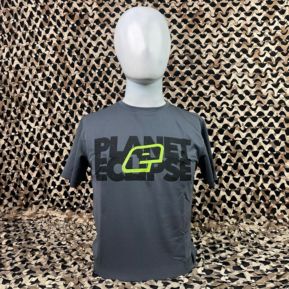 NEW Planet Eclipse Blok Pro-Formance T-Shirt - Grey - Small