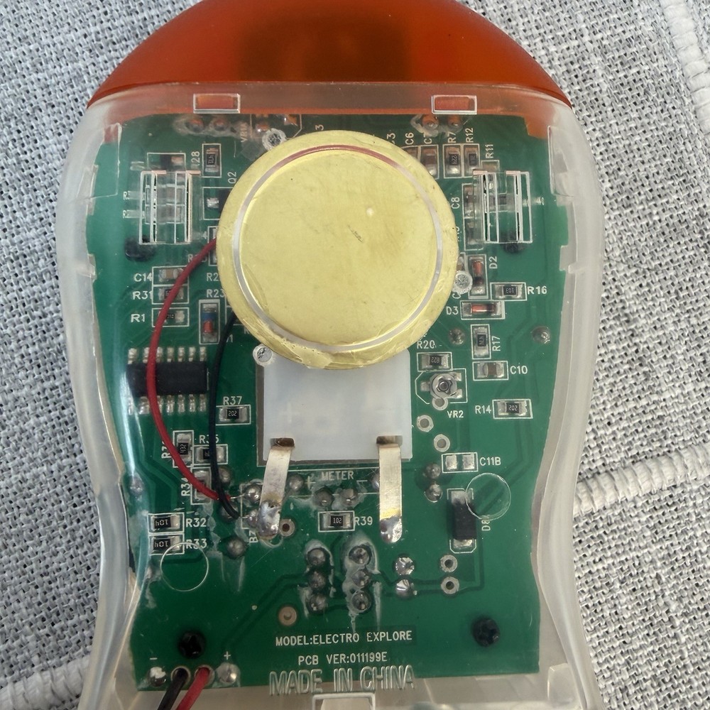 The Ghost Meter EMF Sensor Transparent Orange Ghost Hunter Detector