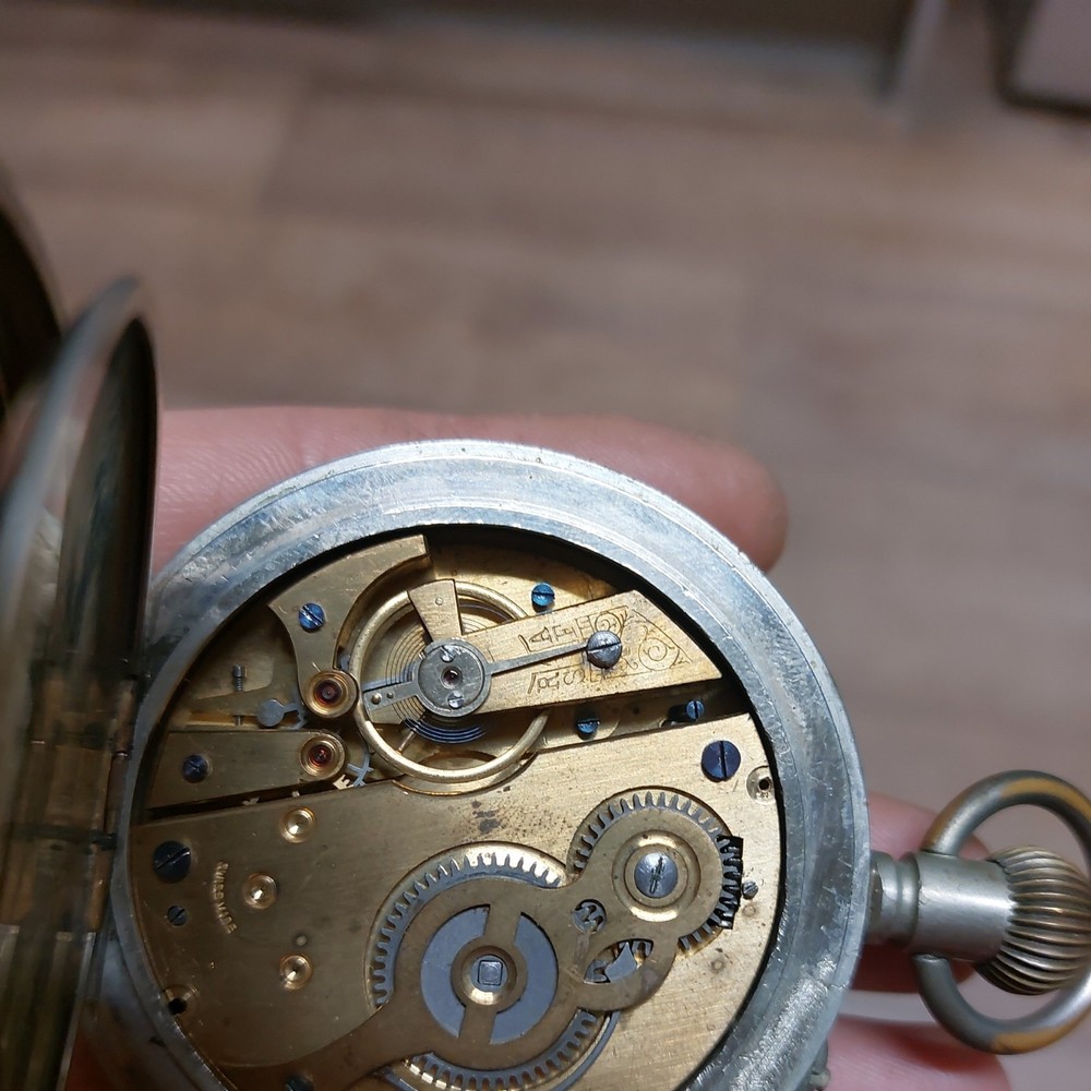 Vintage table clock Swiss Made