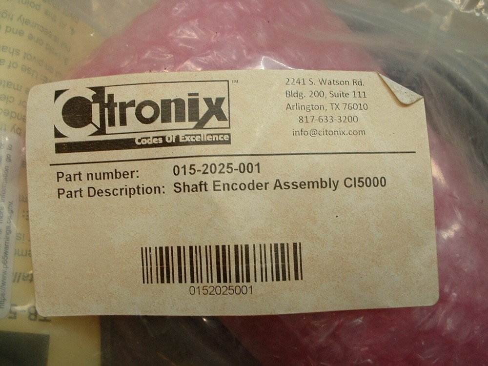 Citronix Ci5000 015-2025-001 Shaft Encoder Assy.
