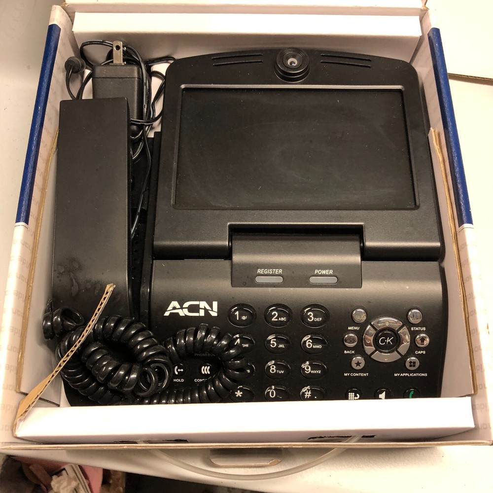 ACN IRIS 3000 7" SCREEN VIDEOPHONE TELEPHONE ETHERNET CONFERENCING