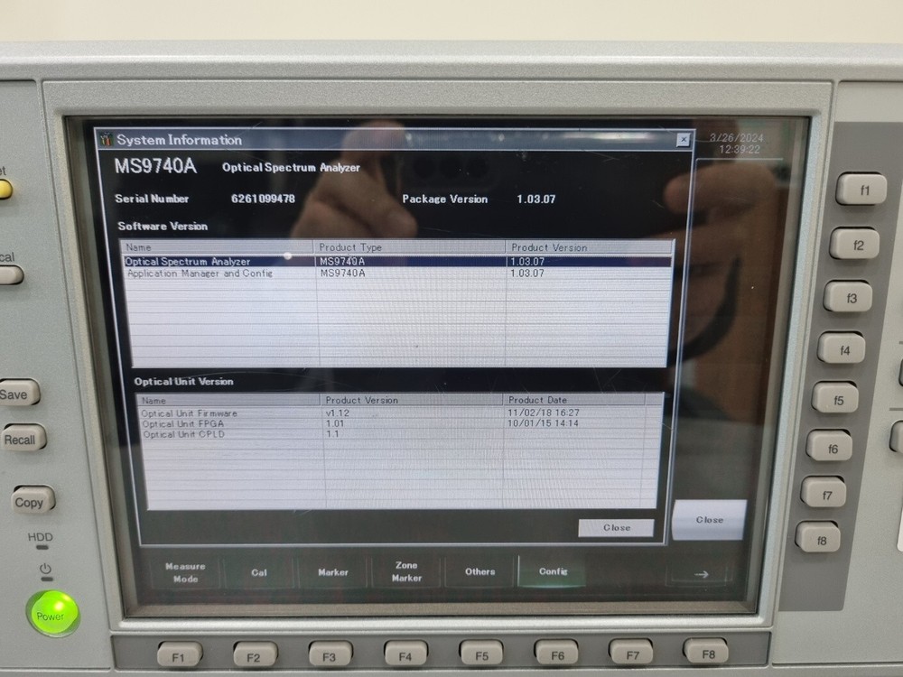 Anritsu MS9740A Optical Spectrum Analyzer