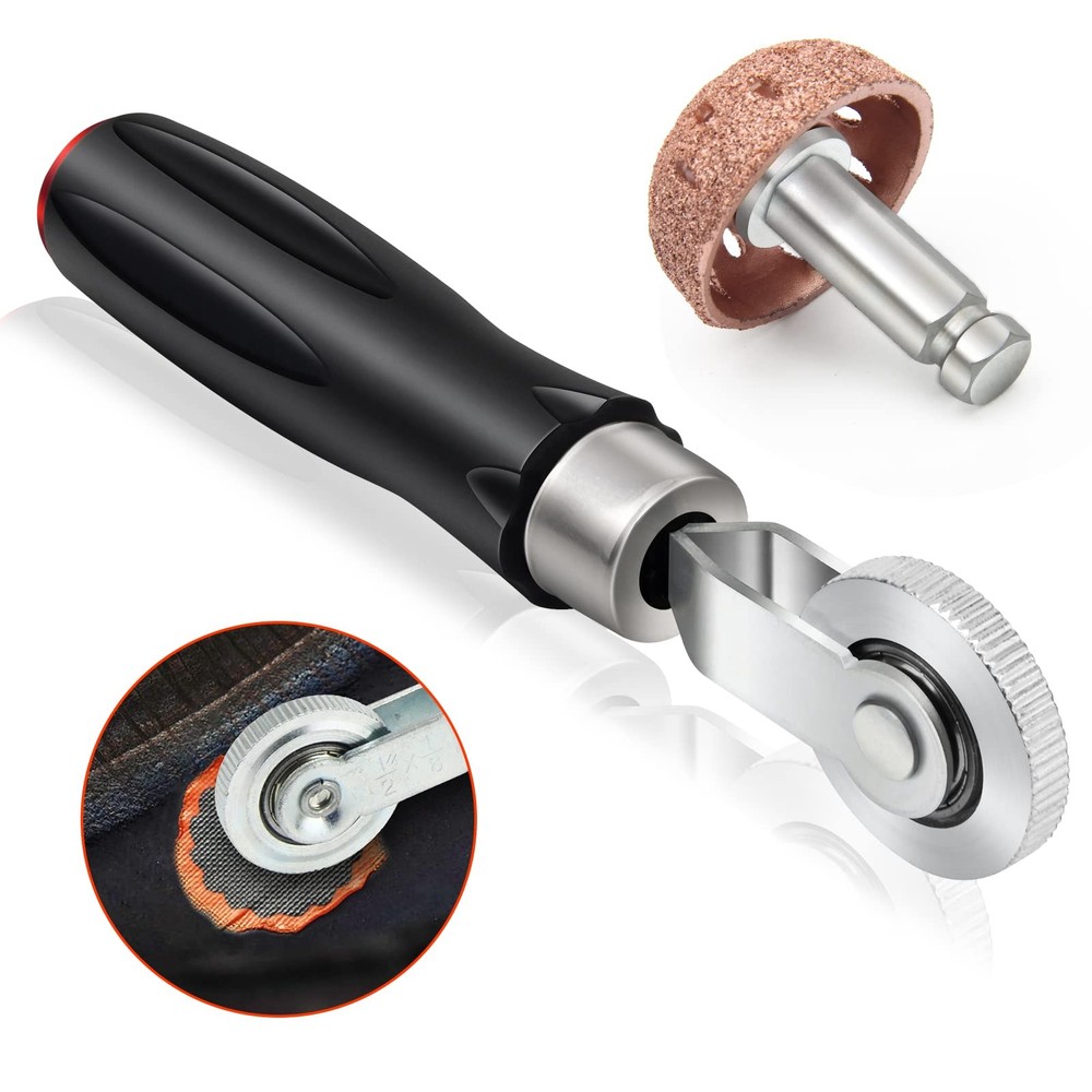 Anglekai 2Pcs Tire Repair Patch Tools, Strong Roller Kit/Repair...