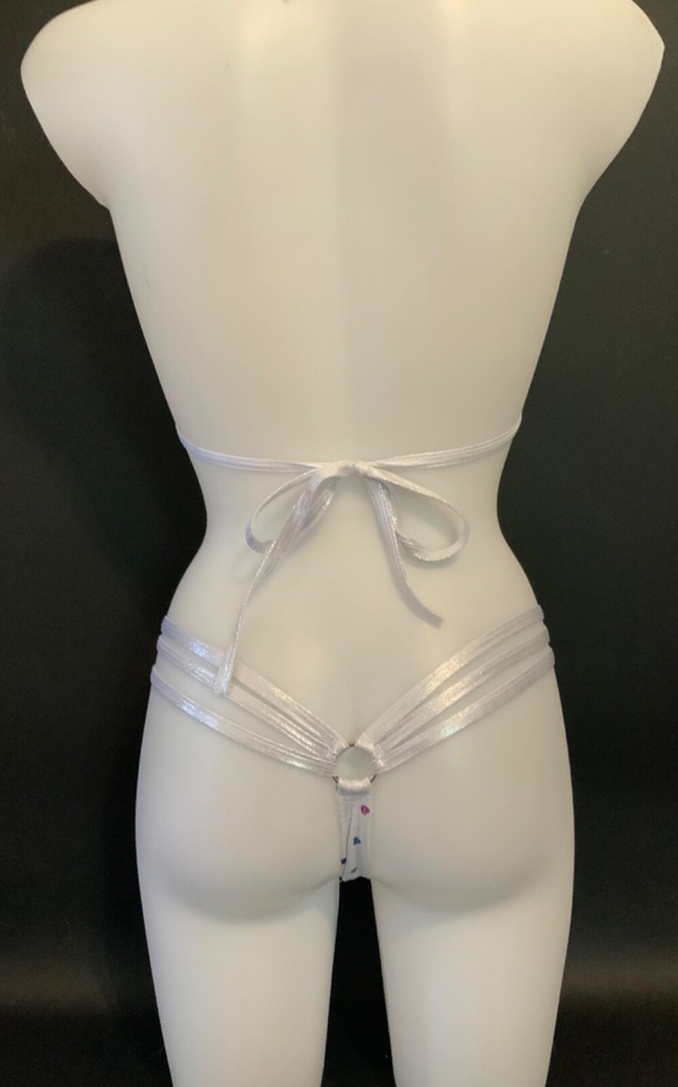Exotic Dancer Tri Top And Thong Set