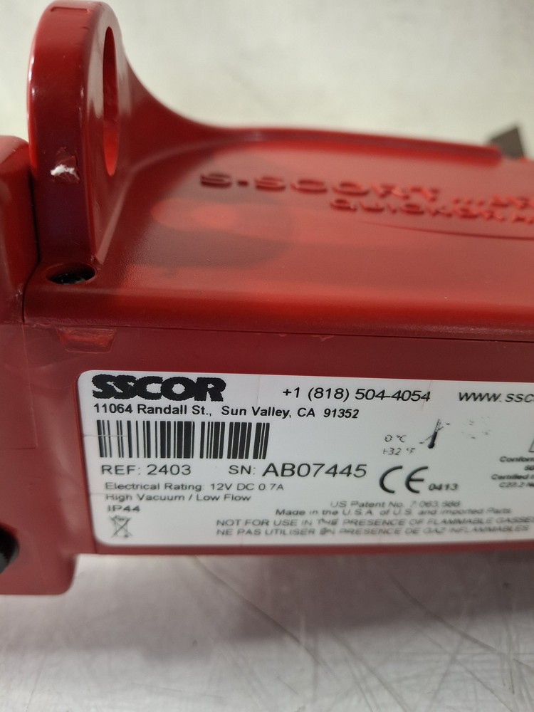 SSCOR, Inc. 2403 Quickdraw Handheld Aspirator