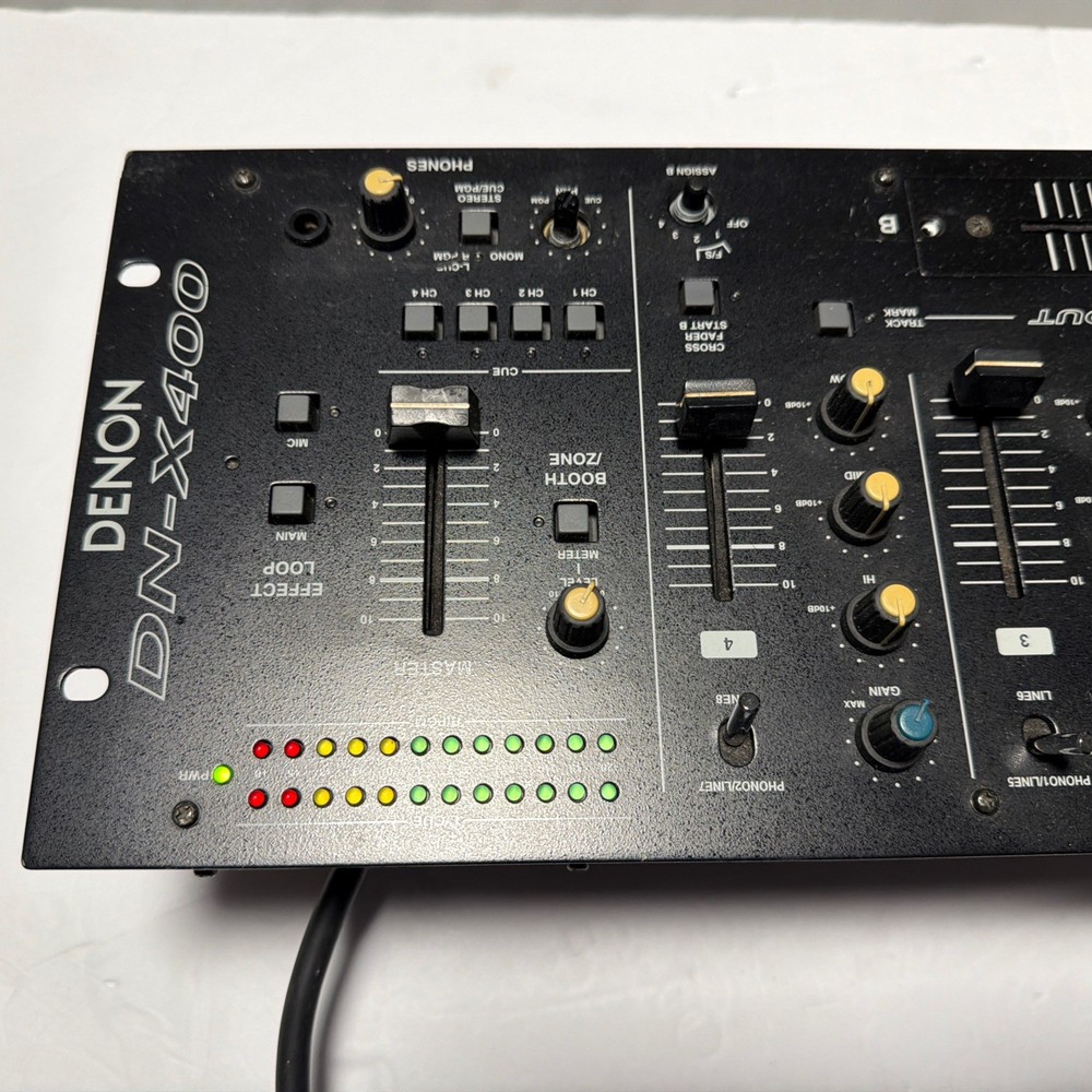 DENON DN-X400 Professional DJ Mixer Powers On Untested From There "As Is"