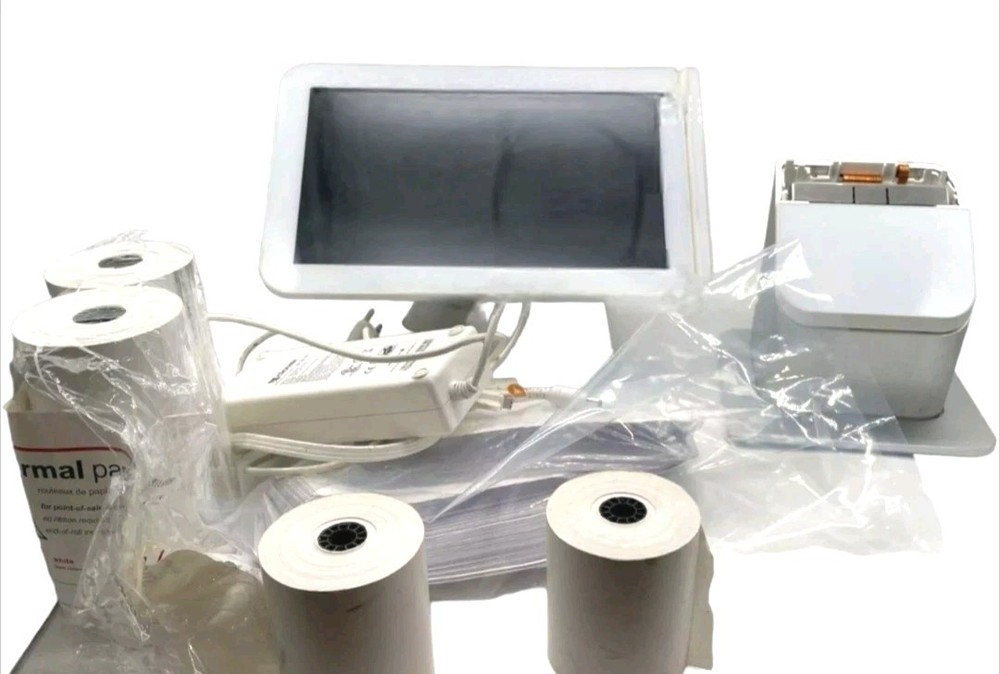 Clover C100 POS System and Clover Receipt Printer With 4 Rolls-READ DESCRIPTION