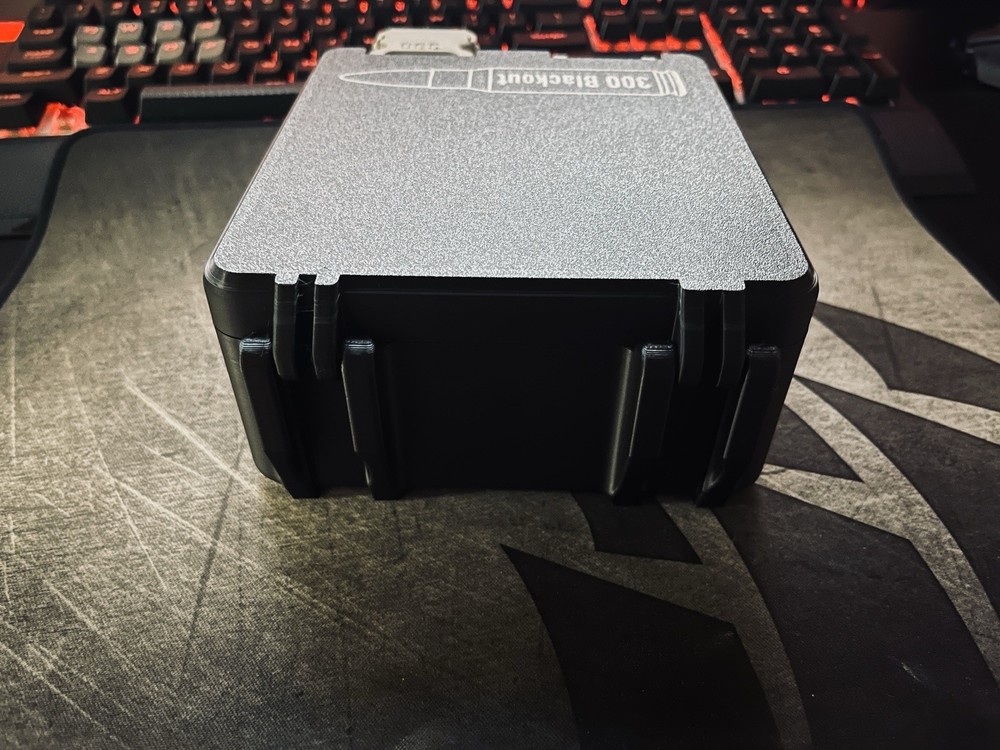 .300 Black Caliber 81 Rounds Ammunition Storage 3D Printed Container