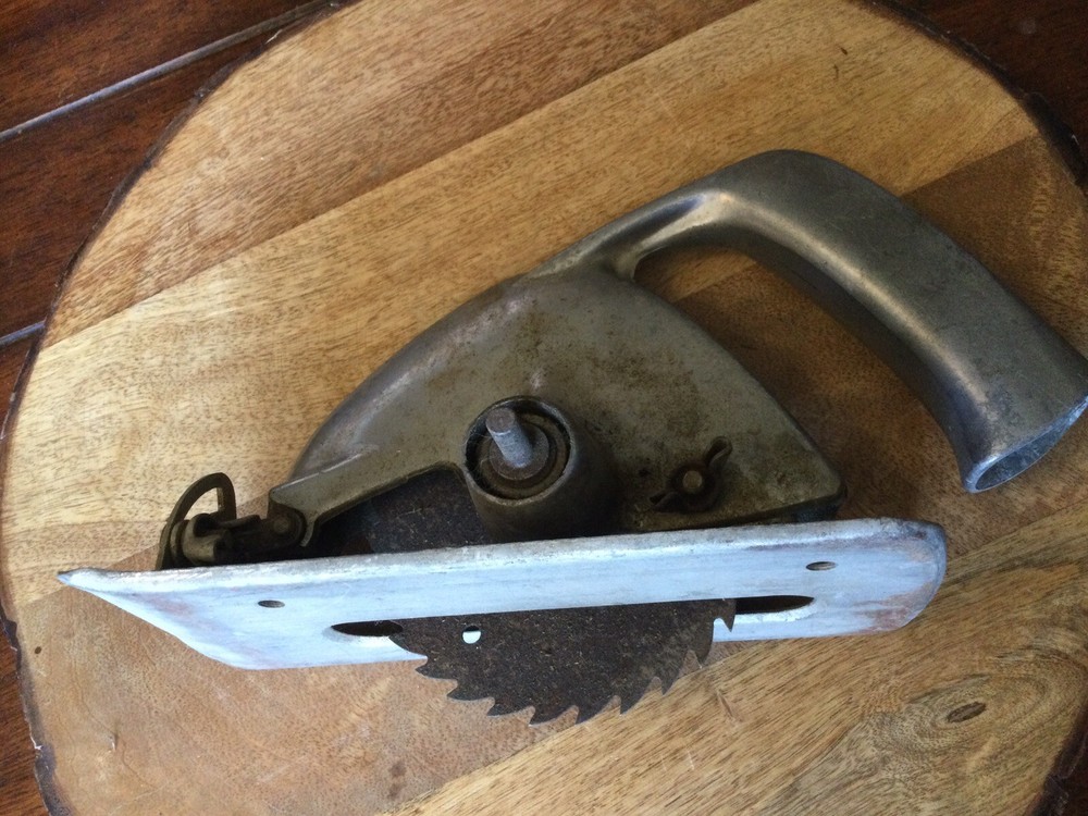 Vintage Circular Saw Power Drill Accessory 4” Spinning Blade
