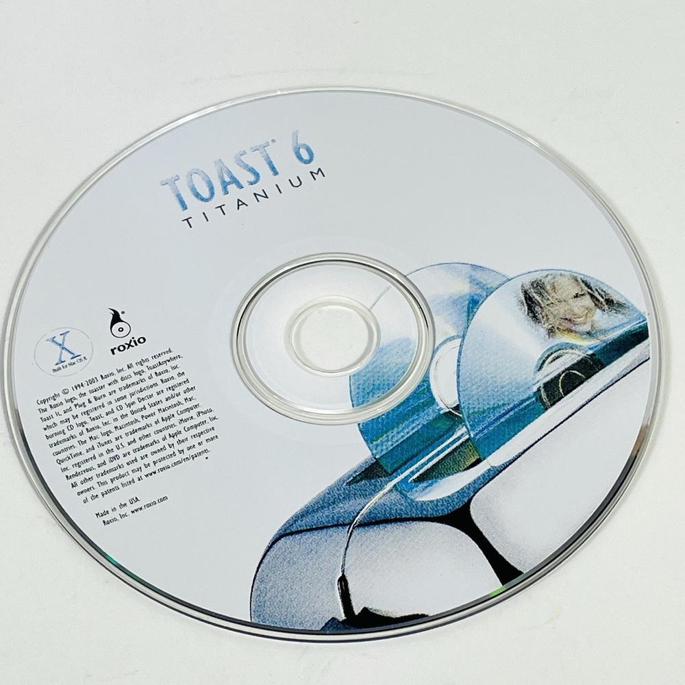 Roxio Toast Titanium 6 Original CD with license for Macintosh Computers