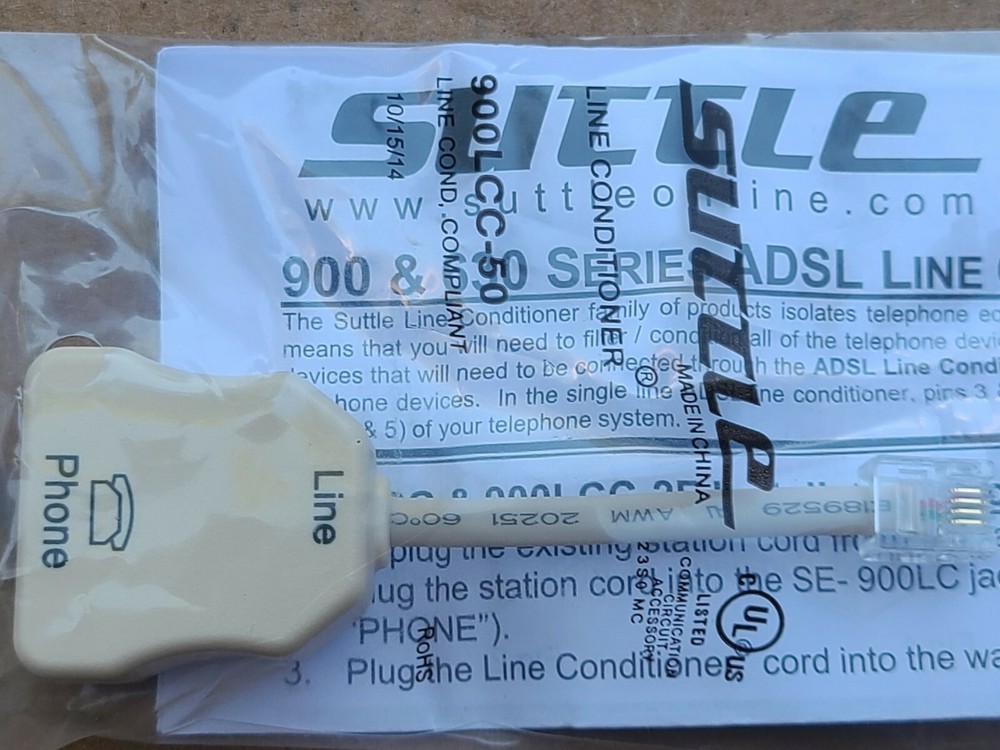 2 Suttle DSL line conditioner 900LCC-50 42/14