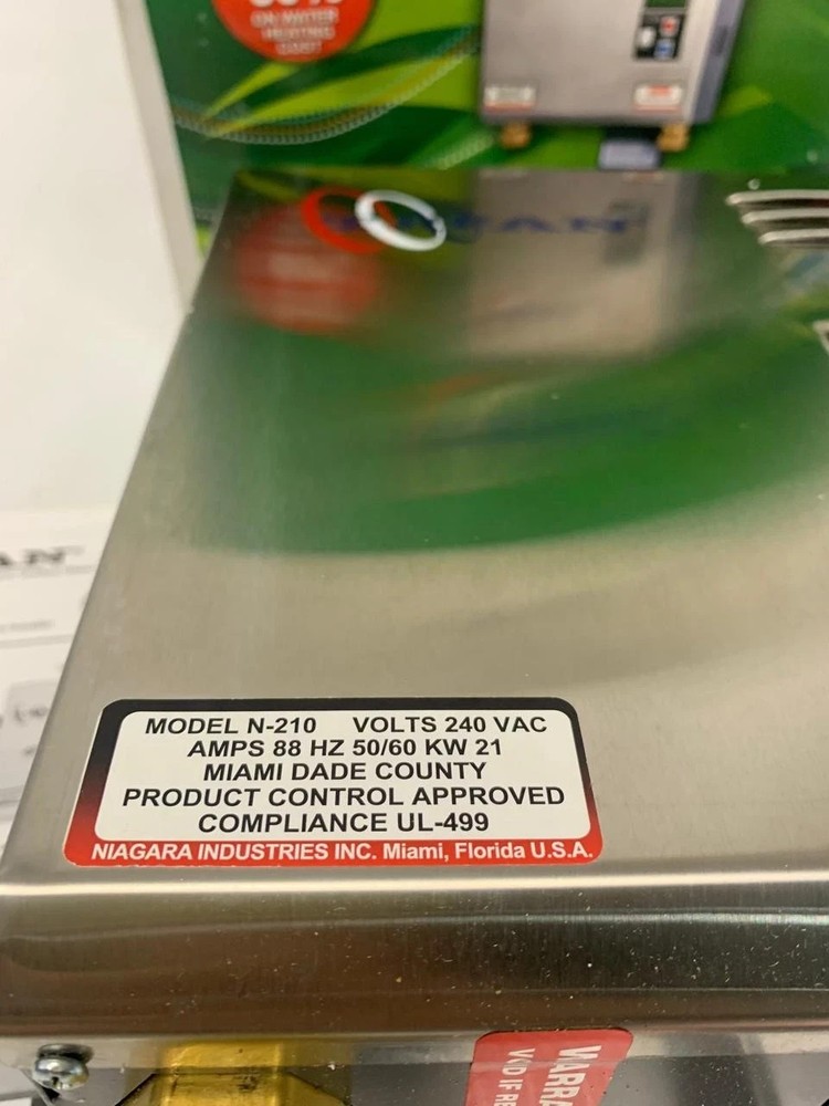 Titan Electronic Tankless Water Heater Model N-210 Volts 240 VAC OPEN BOX