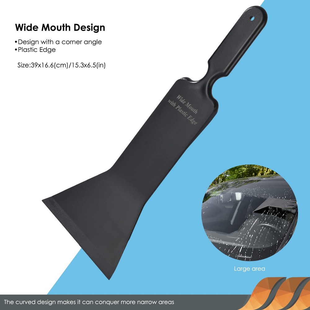 EHDIS Window Tint Bulldozer Squeegee Scrubber Paddle Squeegee, Long White