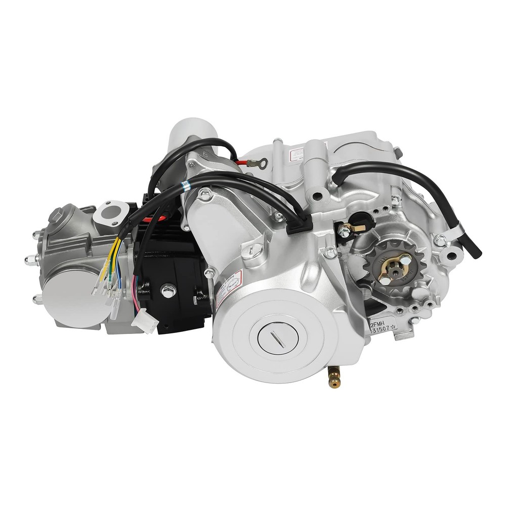125CC 4 Stroke ATV Engine Motor Electric Start Semi-Auto 4 Speed with Reverse