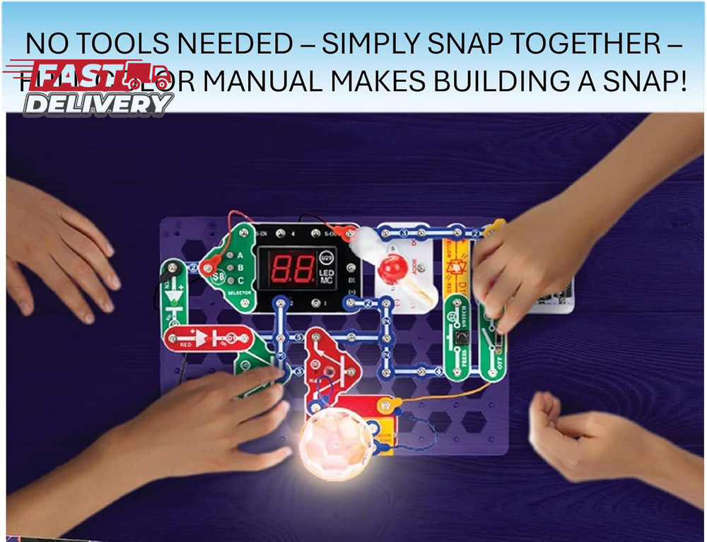 Snap Circuits “Arcade”, Electronics Exploration Kit, Stem Activities for Ages 8+