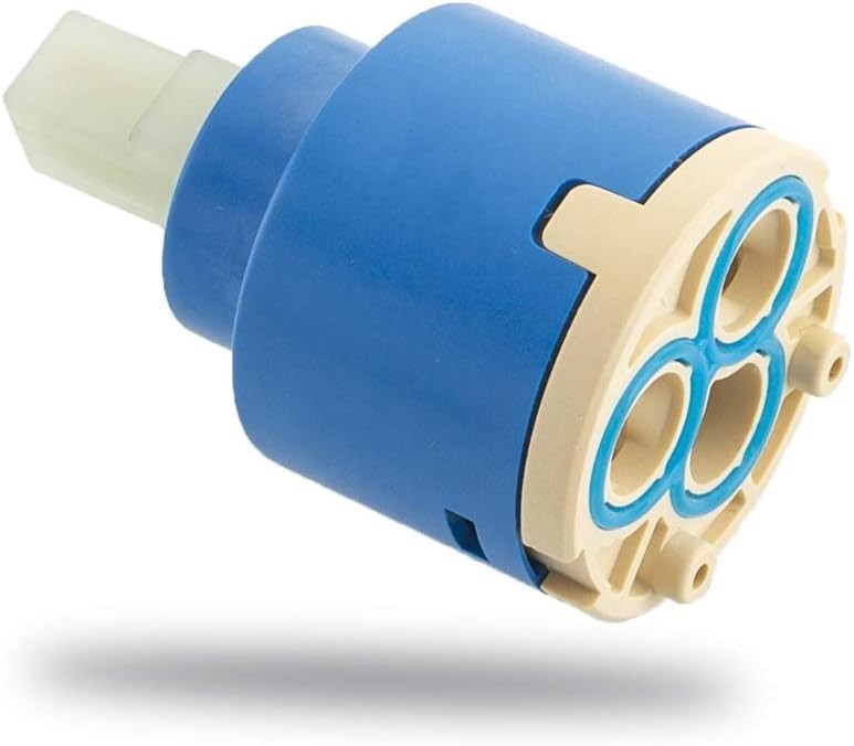 35mm Ceramic Faucet Cartridge for Easy Replacement - Single Handle Blue Valve
