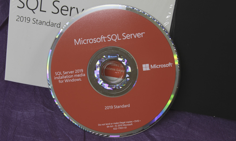 SQL Server 2019 Standard Edition, Retail BOX COA Holographic DVD Genuine