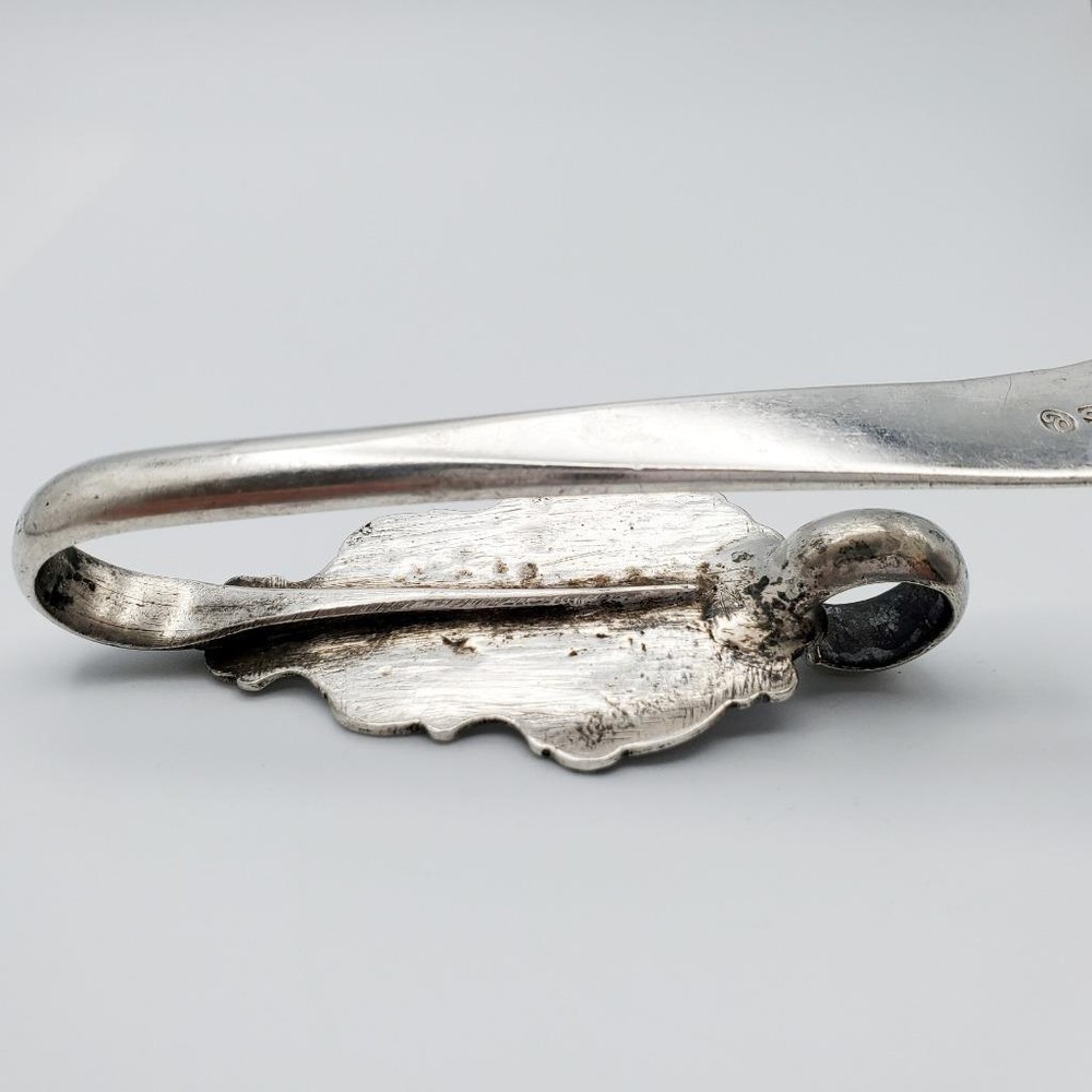 Large Heavy Dutch? Silver Chatelaine Hook Marked