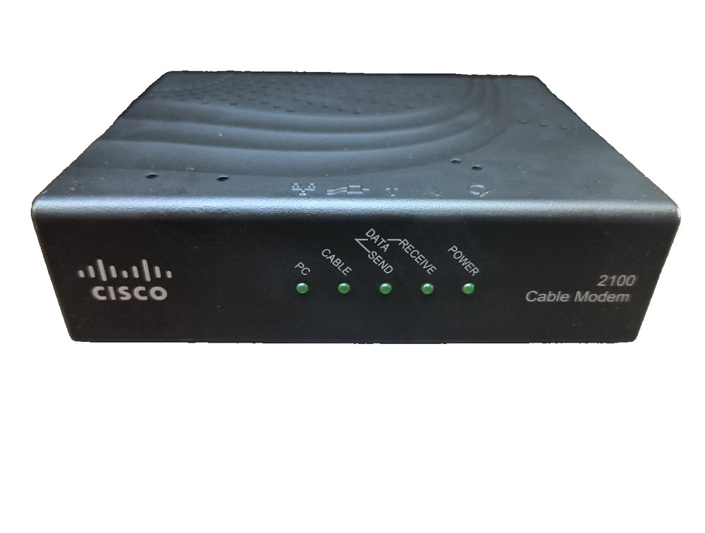 Cisco DPC2100 Cable Internet Modem w/ Power Cord Tested