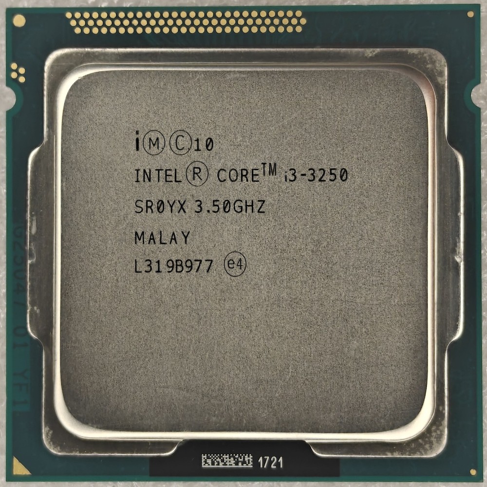 Intel Core i3-3250 SR0YX Dual Core Processor 3.5 GHz, Socket LGA1155, 55W CPU