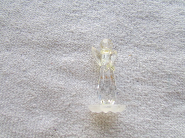 Clear Cut Glass Small Angel E-3