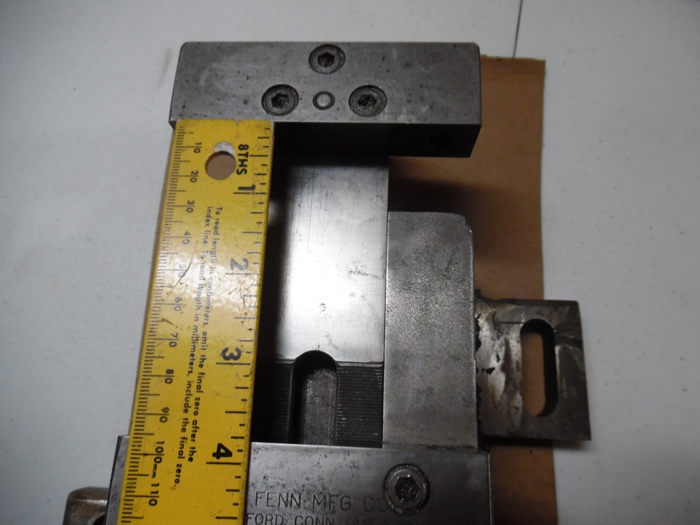 FENN MFG 4" Jaw Quick Acting Release Machine Work Holding Tool ? Vise ? Milling