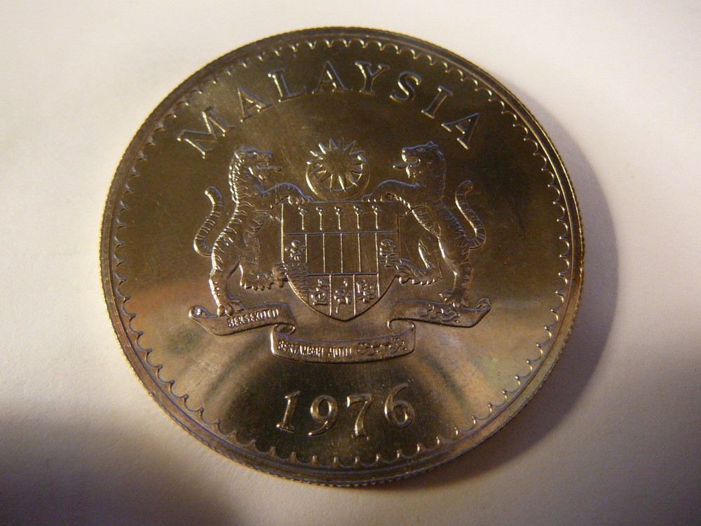 1976 Malaysia Silver 25 Ringgit MB1