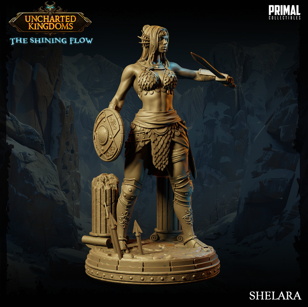 Primal Collectibles Dragonlance Gladiator Kiiri Mini 32mm