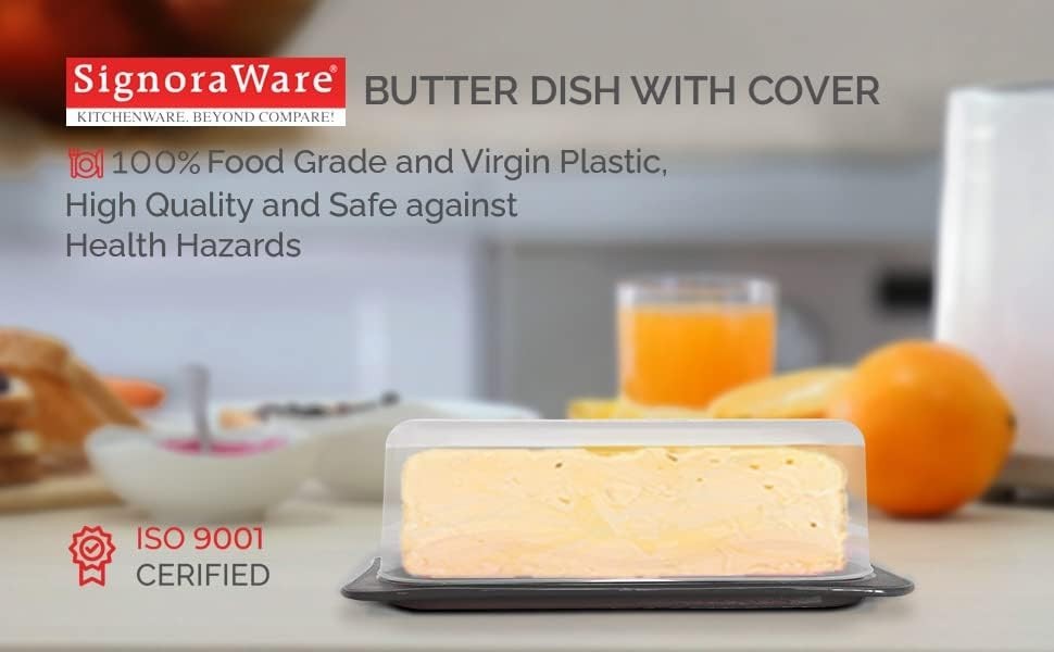 Unbreakable Butter Storage Container – Stylish & Functional Butter Dish with Lid