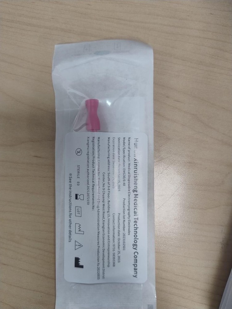 Disposable Concentric Needle Electrode Wire Stimulator for CMS6600 EMG/EP System