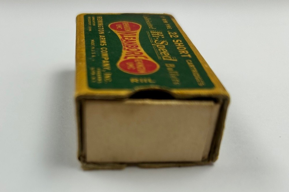 remington kleanbore 22 short ammo box "empty"