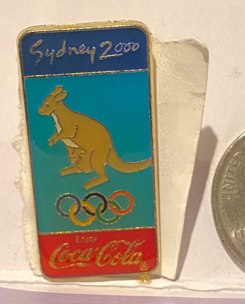 2000 Sydney Olympics Pin Coca Cola Kangaroos