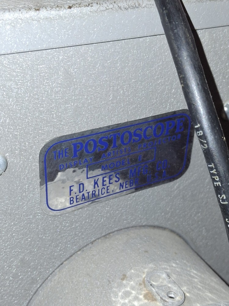 Vintage Postoscope Model E Artists Display Works